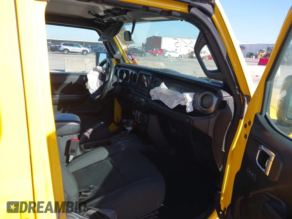 2021 Jeep Wrangler Unlimited Willys with VIN 1C4HJXDG4MW532399, listed as a IAAI auction lot 41833236 with 64,627 mi miles and . Bid and sale history available at DreamBid. Image 5.