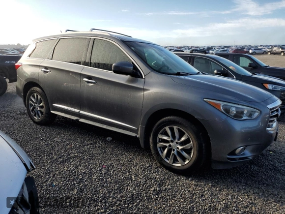 2015 Infiniti QX60 with VIN 5N1AL0MM3FC559487, listed as a Copart auction lot 56482765 with 140,735 mi miles and Salvage title. Bid and sale history available at DreamBid. Image 4.