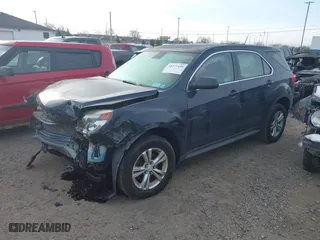 2017 Chevrolet Equinox LS with VIN 2GNALBEK9H1614232, listed as a IAAI auction lot 41277439 with 48,953 mi miles. Bid and sale history available at carsss.com. Image 17.