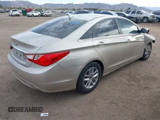 2011 Hyundai Sonata GLS with VIN 5NPEB4ACXBH219893, listed as a IAAI auction lot 41542687 with 153,625 mi miles. Bid and sale history available at carsss.com. Image 4.
