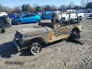 1995 Jeep Wrangler S with VIN 1J4FY19P9SP301556, listed as a Copart auction lot 42497725 with 0 mi miles and Salvage Title. Bid and sale history available at carsss.com. Image 1.