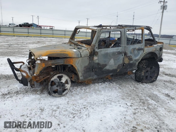 2008 Jeep Wrangler Unlimited Sahara with VIN 1J4GA59118L549473, listed as a Copart auction lot 45336905 with Not Provided miles and Non Repairable. Bid and sale history available at carsss.com. Image 1.
