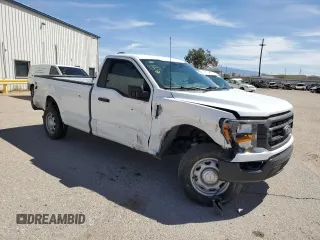 2023 Ford F-150 XL with VIN 1FTMF1CB6PKE57932, listed as a Copart auction lot 45393095 with 48,925 mi miles and Salvage Title. Bid and sale history available at carsss.com. Image 4.