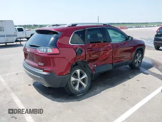 2019 Jeep Cherokee Limited with VIN 1C4PJMDX1KD322345, listed as a IAAI auction lot 42471638 with 36,031 mi miles and . Bid and sale history available at DreamBid. Image 4.
