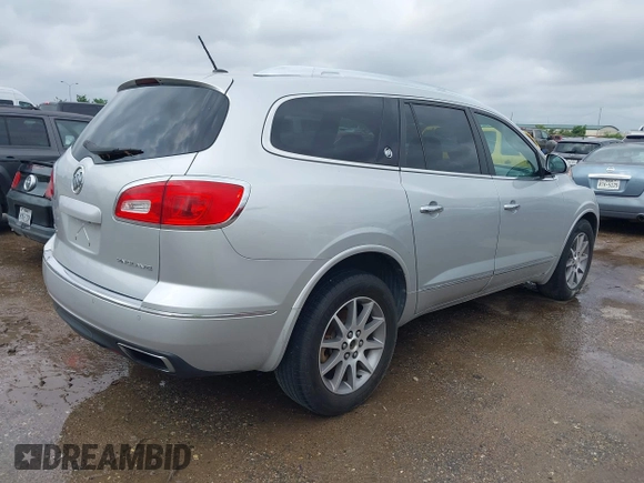 2014 Buick Enclave Leather with VIN 5GAKRBKD1EJ306833, listed as a IAAI auction lot 42154259 with 217,656 mi miles and . Bid and sale history available at DreamBid. Image 4.