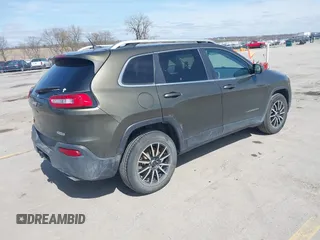 2015 Jeep Cherokee North with VIN 1C4PJMCS9FW588826, listed as a IAAI auction lot 41952883 with 145,586 mi miles. Bid and sale history available at carsss.com. Image 4.