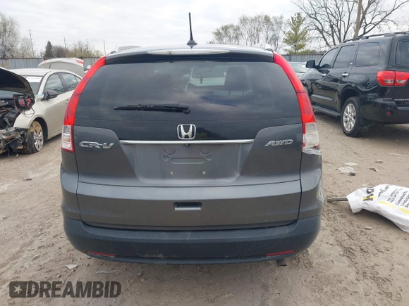 2013 Honda CR-V EX-L with VIN 2HKRM4H79DH664018, listed as a IAAI auction lot 41907086 with 196,150 mi miles. Bid and sale history available at carsss.com. Image 16.