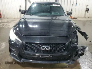 2019 Infiniti Q50 3.0t LUXE with VIN JN1EV7AR6KM557944, listed as a Copart auction lot 48793515 with 54,222 mi miles and Salvage Title. Bid and sale history available at carsss.com. Image 5.