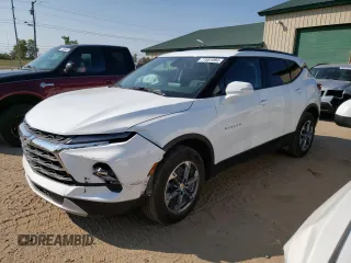 2023 Chevrolet Blazer LT with VIN 3GNKBJR45PS163266, listed as a Copart auction lot 71581084 with 20,172 mi miles and Clean title. Bid and sale history available at DreamBid. Image 1.