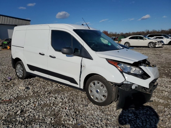 2022 Ford Transit Connect Van XL with VIN NM0LS7S21N1519989, listed as a Copart auction lot 80274434 with 22,012 mi miles and Salvage Title. Bid and sale history available at carsss.com. Image 4.