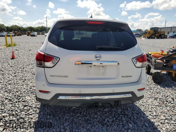 2014 Nissan Pathfinder Platinum with VIN 5N1AR2MN6EC728032, listed as a Copart auction lot 61914055 with 101,941 mi miles and Salvage title. Bid and sale history available at DreamBid. Image 6.
