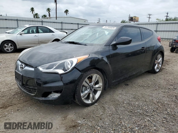 2014 Hyundai Veloster z VIN KMHTC6AD0EU188863, wystawiony jako Copart lot #54750925 z przebiegiem 96 212 mil mil oraz Szkoda całkowita • Salvage title. Historia ofert i sprzedaży dostępna na DreamBid. Obrazek 1.
