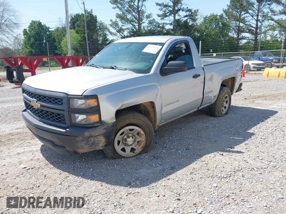 2015 Chevrolet Silverado 1500 Work Truck with VIN 1GCNCPEH7FZ235651, listed as a IAAI auction lot 42020318 with 142,582 mi miles and . Bid and sale history available at DreamBid. Image 2.