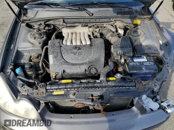 2002 Hyundai Sonata with VIN KMHWF25H62A662564, listed as a Copart auction lot 47608485 with 144,402 mi miles and Clean Title. Bid and sale history available at carsss.com. Image 11.