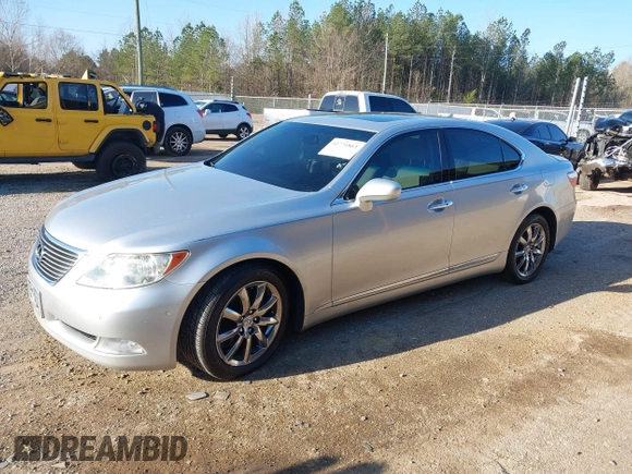 2008 Lexus LS 460 with VIN JTHBL46F985055711, listed as a IAAI auction lot 41771863 with 163,741 mi miles and . Bid and sale history available at DreamBid. Image 2.