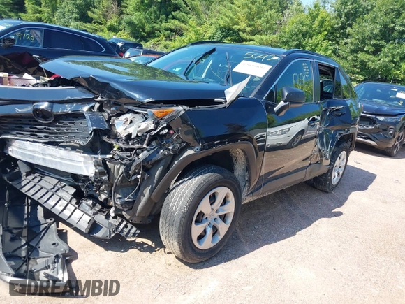 2019 Toyota RAV4 LE with VIN JTMH1RFV9KD515999, listed as a IAAI auction lot 42635692 with 87,345 mi miles and . Bid and sale history available at DreamBid. Image 2.