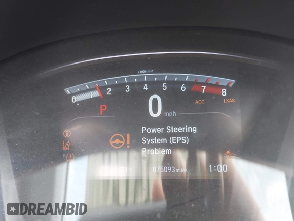 2019 Honda CR-V EX with VIN 2HKRW1H56KH507065, listed as a IAAI auction lot 41835128 with 75,093 mi miles. Bid and sale history available at carsss.com. Image 15.
