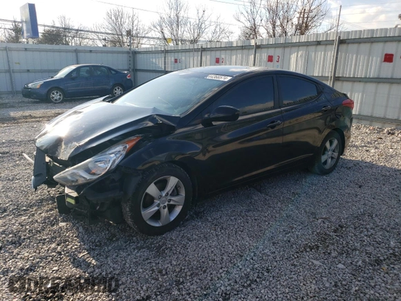 2011 Hyundai Elantra Limited z VIN KMHDH4AE0BU121792, wystawiony jako Copart lot #44366574 z przebiegiem 180 628 mil mil oraz Szkoda całkowita • Salvage title. Historia ofert i sprzedaży dostępna na DreamBid. Obrazek 1.
