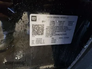 2022 GMC Acadia AT4 with VIN 1GKKNLLS5NZ127570, listed as a Copart auction lot 48191475 with 65,519 mi miles and Salvage title. Bid and sale history available at DreamBid. Image 15.