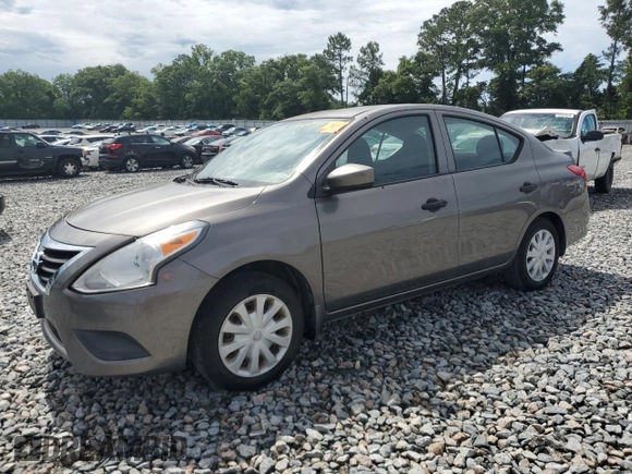 2016 Nissan Versa S Plus with VIN 3N1CN7AP3GL858114, listed as a Copart auction lot 58776255 with 92,180 mi miles and Salvage title. Bid and sale history available at DreamBid. Image 1.