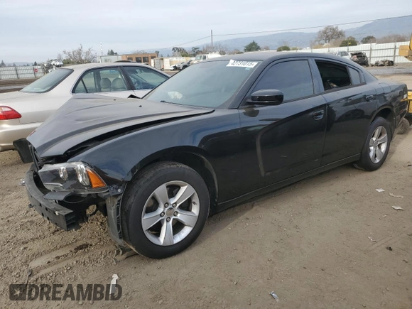 2014 Dodge Charger SE with VIN 2C3CDXBG0EH248387, listed as a Copart auction lot 42731015 with 154,907 mi miles and Salvage Title. Bid and sale history available at carsss.com. Image 1.