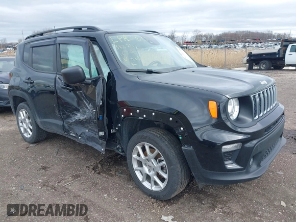 2022 Jeep Renegade Latitude with VIN ZACNJDB15NPN64189, listed as a IAAI auction lot 41909748 with 34,956 mi miles and . Bid and sale history available at DreamBid. Image 1.
