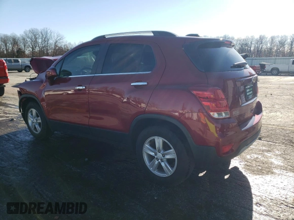 2020 Chevrolet Trax LT with VIN 3GNCJLSB2LL235816, listed as a Copart auction lot 84548574 with 19,017 mi miles and Salvage Title. Bid and sale history available at DreamBid. Image 2.