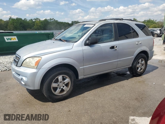 2006 Kia Sorento LX with VIN KNDJD733365591766, listed as a Copart auction lot 49040625 with 141,945 mi miles and Salvage Title. Bid and sale history available at DreamBid. Image 1.