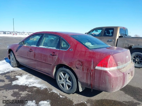 2006 Chevrolet Impala LS with VIN 2G1WB55K869282522, listed as a IAAI auction lot 41621354 with 179,765 mi miles. Bid and sale history available at carsss.com. Image 3.