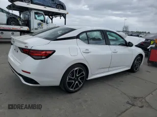 2024 Nissan Sentra SR with VIN 3N1AB8DVXRY256686, listed as a Copart auction lot 50665105 with 29,017 mi miles and Salvage Title. Bid and sale history available at carsss.com. Image 3.