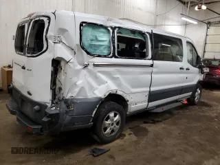 2018 Ford Transit Passenger XL with VIN 1FBZX2YGXJKB06482, listed as a Copart auction lot 86589674 with 106,039 mi miles and Salvage Title. Bid and sale history available at DreamBid. Image 3.