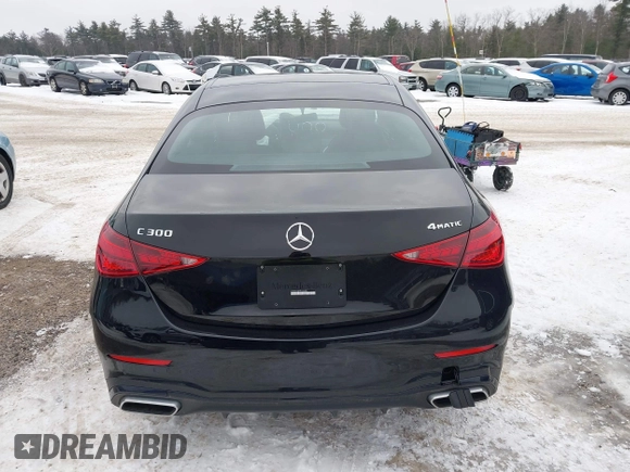2023 Mercedes-Benz C 300 with VIN W1KAF4HB2PR146685, listed as a IAAI auction lot 41462936 with 14,285 mi miles and . Bid and sale history available at DreamBid. Image 16.