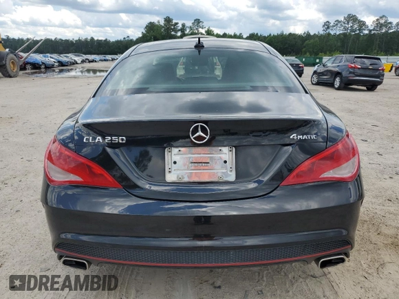 2015 Mercedes-Benz CLA 250 with VIN WDDSJ4GB9FN271368, listed as a Copart auction lot 56956265 with 117,733 mi miles and Salvage title. Bid and sale history available at DreamBid. Image 6.