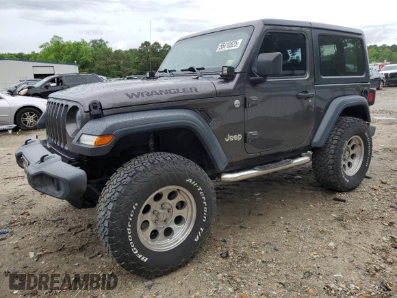2019 Jeep Wrangler Sport S с VIN 1C4GJXAG1KW579094, выставлен на аукционе Copart как лот 55410525 с пробегом 53 915 миль миль и Списание • Salvage title. История ставок и продаж доступна на DreamBid. Изображение 1.