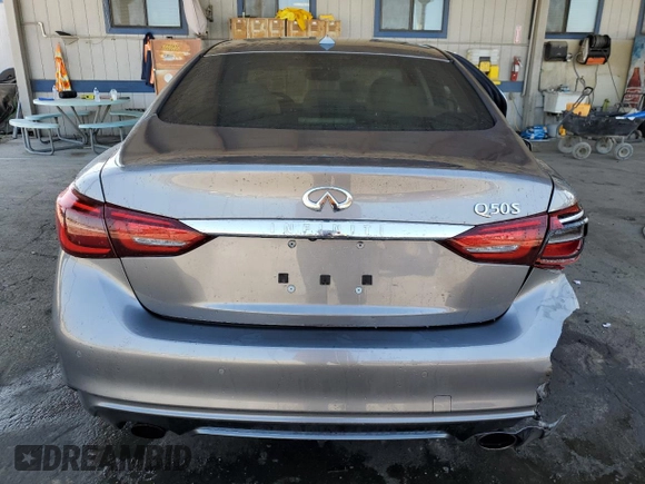 2020 Infiniti Q50 Luxe z VIN JN1EV7AP9LM203562, wystawiony jako Copart lot #57536415 z przebiegiem 48 790 mil mil oraz Szkoda całkowita • Salvage title. Historia ofert i sprzedaży dostępna na DreamBid. Obrazek 6.