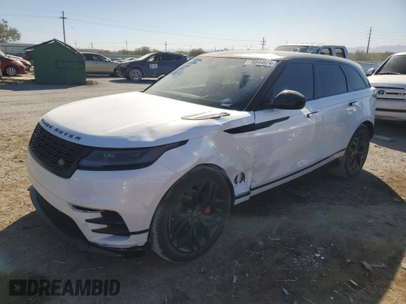 2024 Land Rover Range Rover Velar Dynamic SE z VIN SALYL2EX7RA374035, wystawiony jako Copart lot #78544824 z przebiegiem 8 664 mil mil oraz Szkoda całkowita • Salvage title. Historia ofert i sprzedaży dostępna na DreamBid. Obrazek 1.