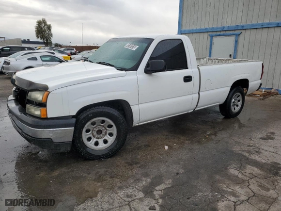 2006 Chevrolet Silverado 1500 Work Truck with VIN 3GCEC14X76G210710, listed as a Copart auction lot 43187315 with 245,881 mi miles and Clean Title. Bid and sale history available at carsss.com. Image 1.