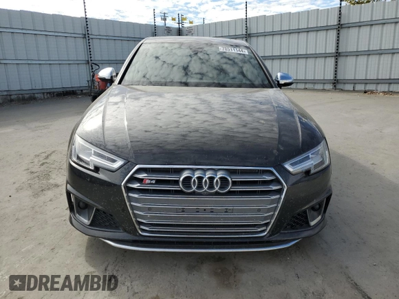 2019 Audi S4 Prestige with VIN WAUC4AF48KA046915, listed as a Copart auction lot 78511144 with 76,018 mi miles and Salvage Title. Bid and sale history available at carsss.com. Image 5.