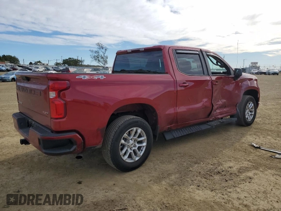 2024 Chevrolet Silverado 1500 RST with VIN 3GCPDEEK1RG266145, listed as a Copart auction lot 88547595 with 14,005 mi miles and Salvage Title. Bid and sale history available at carsss.com. Image 3.