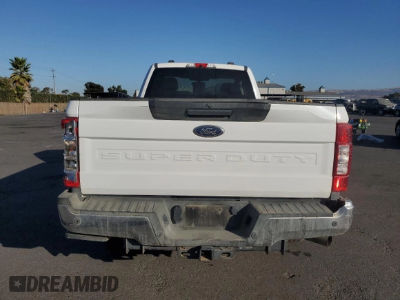 2022 Ford F-250 XL with VIN 1FTBF2B69NEE39910, listed as a Copart auction lot 73411214 with 16,123 mi miles and Salvage title. Bid and sale history available at DreamBid. Image 6.