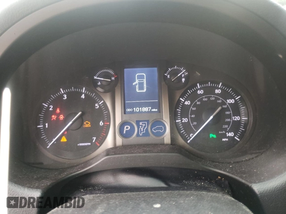 2017 Lexus GX with VIN JTJBM7FX8H5173657, listed as a Copart auction lot 73004752 with 101,887 mi miles. Bid and sale history available at carsss.com. Image 9.