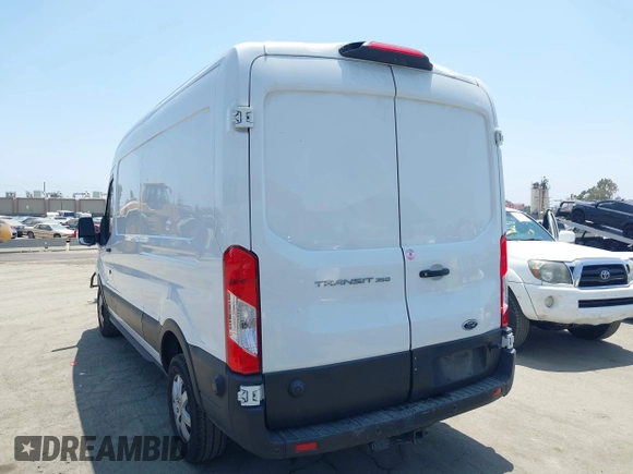 2019 Ford Transit with VIN 1FTBW2CM1KKB41975, listed as a IAAI auction lot 42444285 with 160,744 mi miles and . Bid and sale history available at DreamBid. Image 3.
