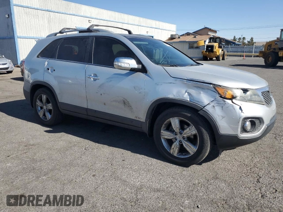 2013 Kia Sorento EX with VIN 5XYKUDA28DG326049, listed as a Copart auction lot 44078335 with 127,965 mi miles and Salvage Title. Bid and sale history available at carsss.com. Image 4.
