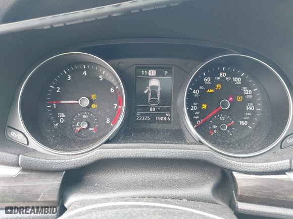 2016 Volkswagen Passat 1.8T SE w/Technology with VIN 1VWBS7A36GC037208, listed as a IAAI auction lot 41461379 with 22,375 mi miles. Bid and sale history available at carsss.com. Image 7.