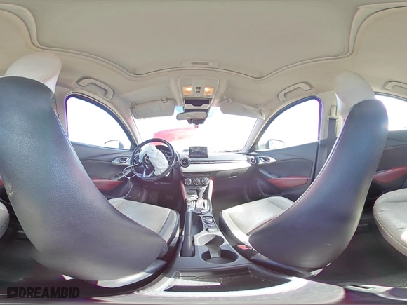 2018 Mazda CX-3 Grand Touring with VIN JM1DKFD70J0323973, listed as a Copart auction lot 73379484 with 127,773 mi miles and Salvage Title. Bid and sale history available at carsss.com. Image 16.
