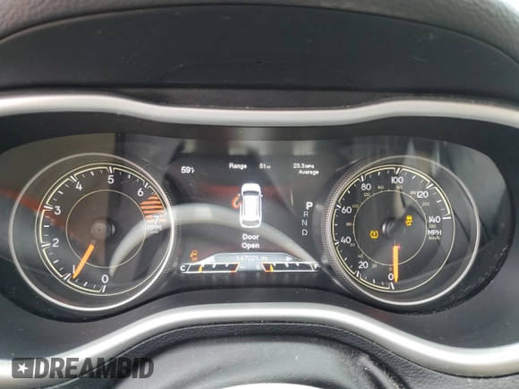 2016 Jeep Cherokee Limited z VIN 1C4PJLDB8GW287362, wystawiony jako Copart lot #55619875 z przebiegiem 147 021 mil mil oraz Nie do naprawy • Non repairable. Historia ofert i sprzedaży dostępna na DreamBid. Obrazek 9.