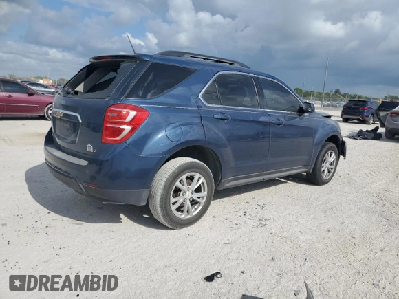 2017 Chevrolet Equinox LT with VIN 2GNALCEKXH6115108, listed as a Copart auction lot 54791365 with 96,610 mi miles and Salvage Title. Bid and sale history available at DreamBid. Image 3.