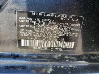 2019 Subaru Crosstrek Premium с VIN JF2GTAEC7K8281590, выставлен на аукционе Copart как лот 50263285 с пробегом 100 354 миль миль и Списание • Salvage title. История ставок и продаж доступна на DreamBid. Изображение 15.