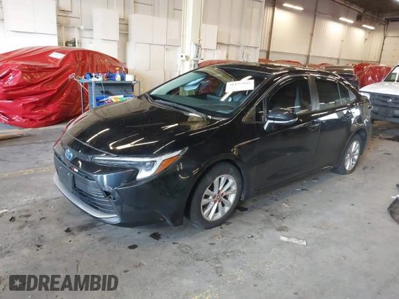 2024 Toyota Corolla Hybrid LE with VIN JTDBCMFE2RJ020087, listed as a IAAI auction lot 41197886 with 48,955 mi miles. Bid and sale history available at carsss.com. Image 17.