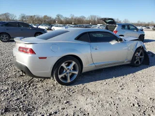 2015 Chevrolet Camaro SS with VIN 2G1FK1EJ4F9266107, listed as a Copart auction lot 86347574 with 56,947 mi miles and Salvage Title. Bid and sale history available at carsss.com. Image 3.
